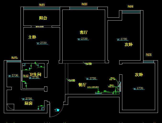 戶(hù)型六  三室兩廳